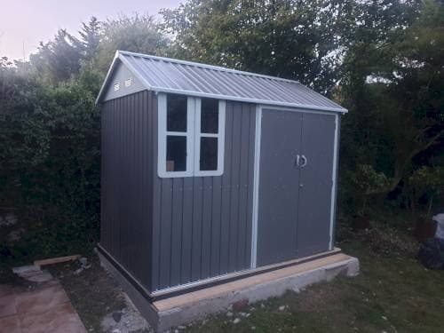 Newly built garden shed on a level base by HandyMack in Kingston upon Thames